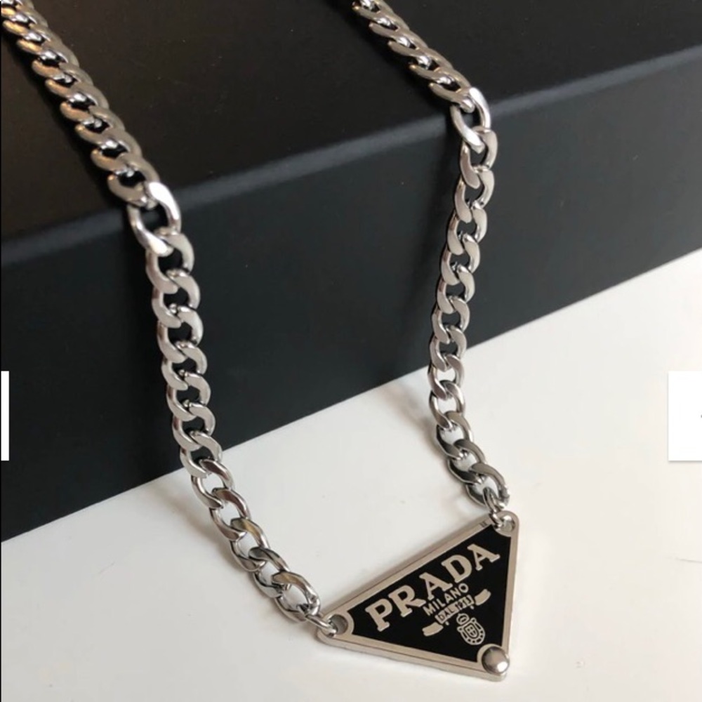 Repurposed Prada necklace from Gold Vintage Chains